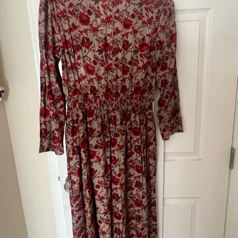 New Lucky Brand MIDI long sleeve dress.